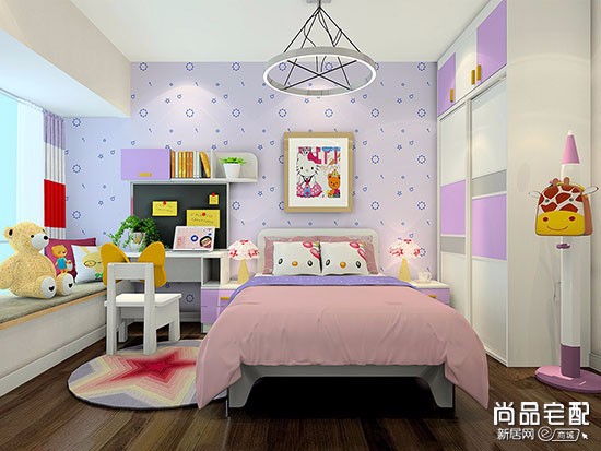 液体壁纸儿童房效果图