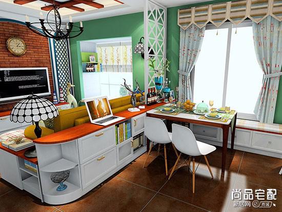 餐厅窗户窗帘效果图