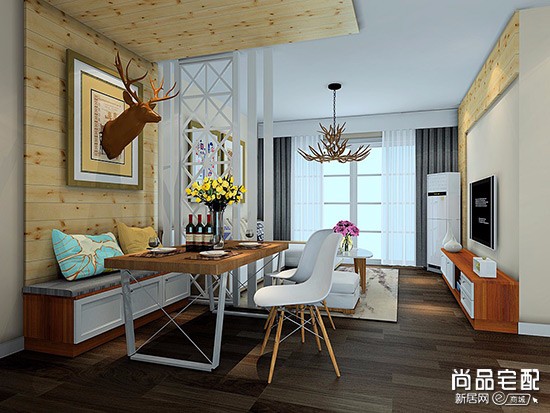 餐厅有梁怎么吊顶