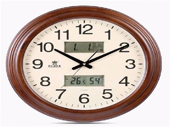 找家用双面挂钟