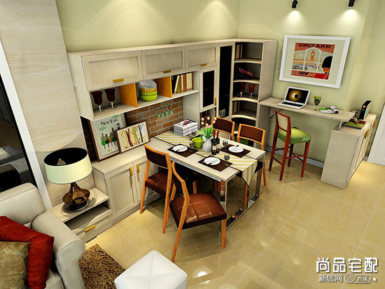 小户型必看,小餐厅型餐边柜这样设计更有效利用空间