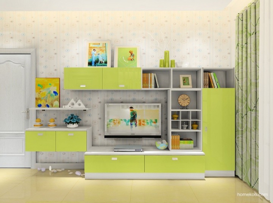 现代简约电视墙造型