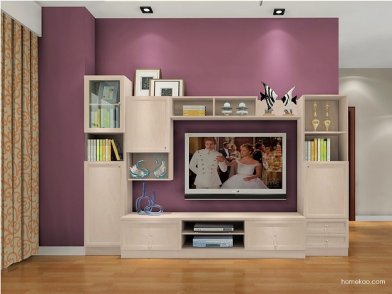 现代简约电视墙造型