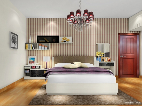 卧室墙纸颜色怎么搭配