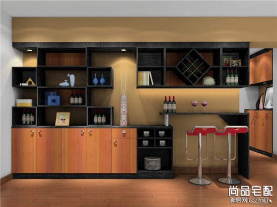 实木隔断酒柜 提升你家庭的档次