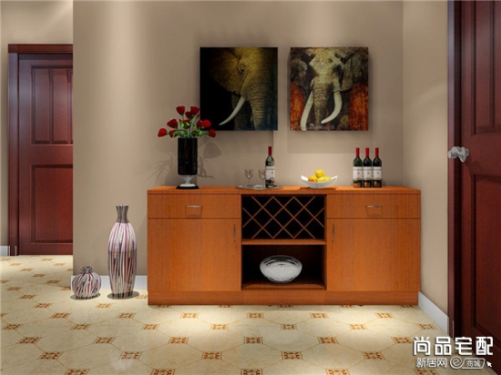 实木隔断酒柜 提升你家庭的档次