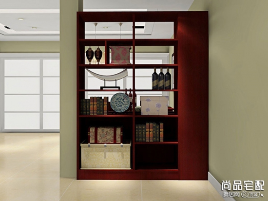 客厅餐厅隔断博古架 房间的一道新风景