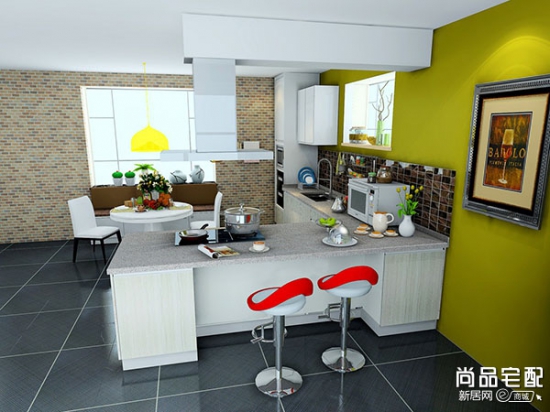 小户型厨房吧台设计方案