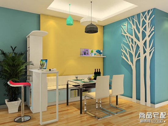 客厅和餐厅之间的隔断设计步骤