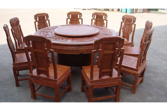 鸡翅木圆餐桌——保养小技巧