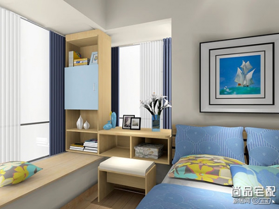 卧室落地飘窗美呆了!