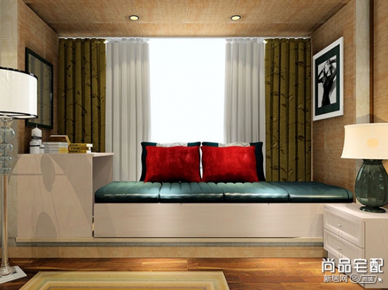 飘窗收纳柜既实用又美观 大图欣赏