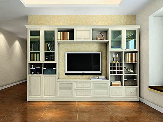 欧式电视柜装修效果图