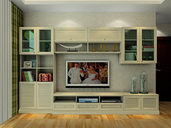 欧式电视柜装修效果图