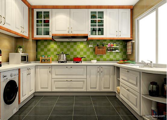 欧式实木橱柜效果图