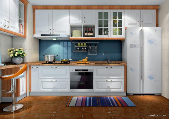 欧式实木橱柜效果图