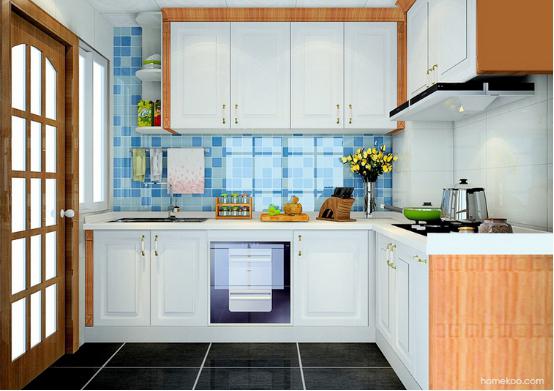 欧式实木橱柜效果图