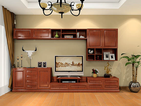 实木电视柜装修效果图