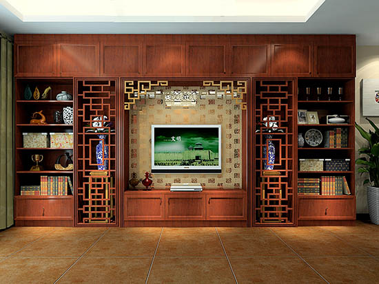 实木电视柜装修效果图