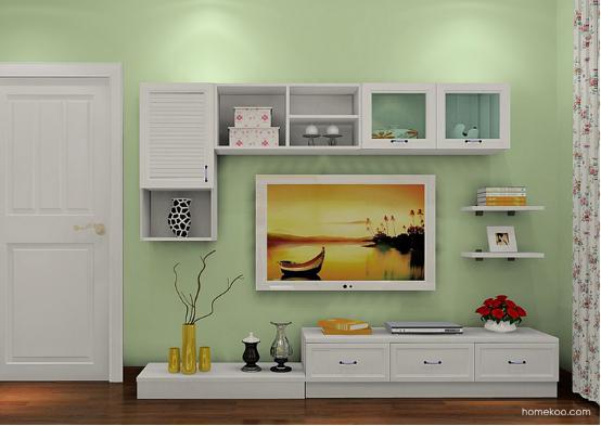 田园风格电视背景墙装修图片 田园风格电视背景墙装修图片