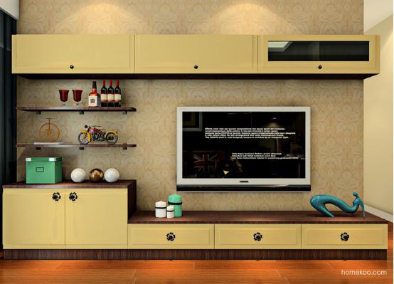 小客厅电视柜效果图