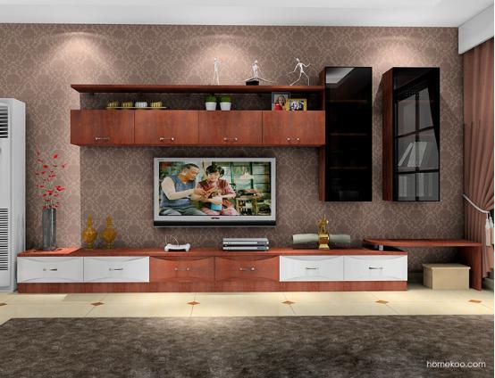 客厅电视柜效果图大全2017图片