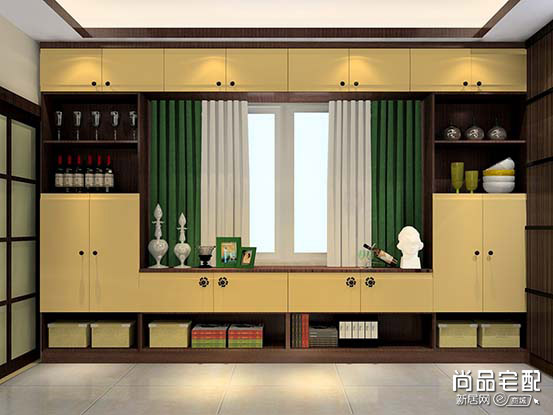 嵌入式酒柜装修效果图
