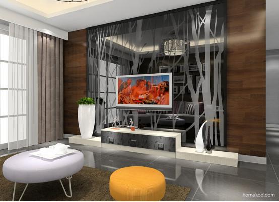 客厅电视柜效果图欣赏