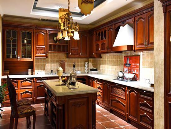实木橱柜效果图 实木橱柜效果图