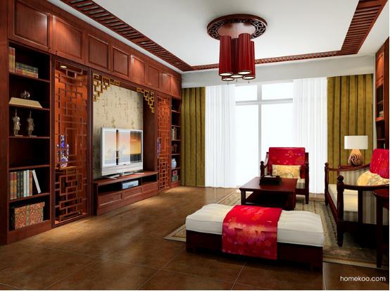 中式客厅装修效果图大全2017图片 中式客厅装修效果图大全2017图片