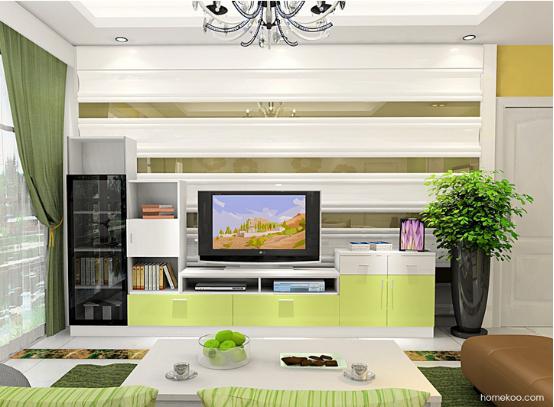 客厅组合电视柜图片