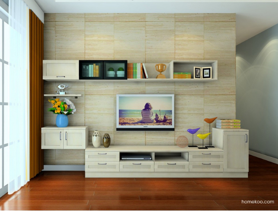 客厅组合电视柜图片