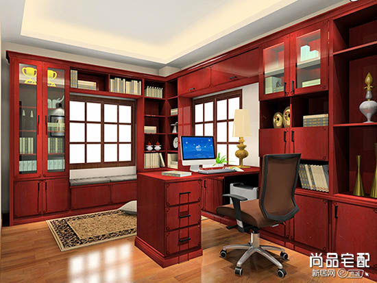中式书房家具图片