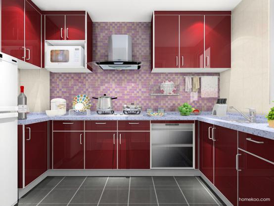 u型橱柜装修效果图 u型橱柜装修效果图