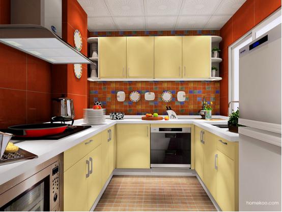 u型橱柜装修效果图 u型橱柜装修效果图