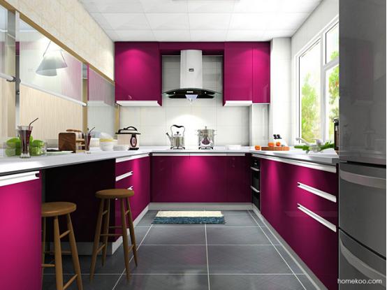 u型橱柜装修效果图 u型橱柜装修效果图