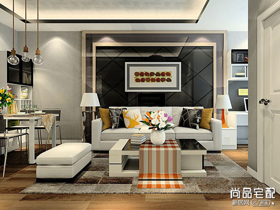 黑白现代装饰画