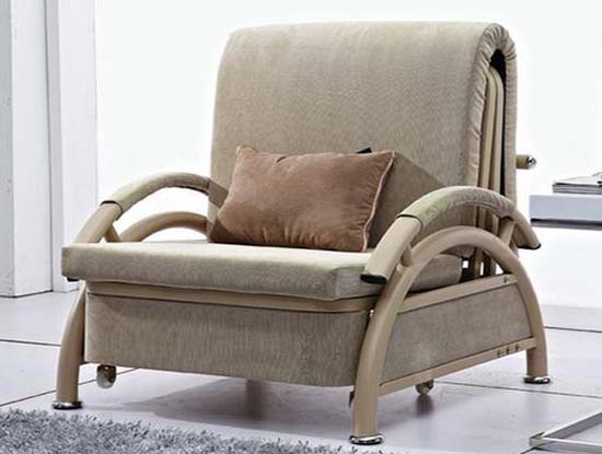 单人折叠沙发床图片