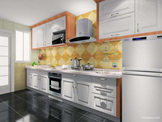 一字型橱柜设计图