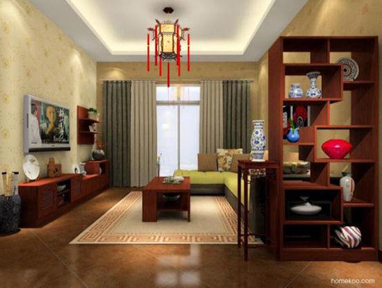 中式大客厅装修效果图 中式大客厅装修效果图