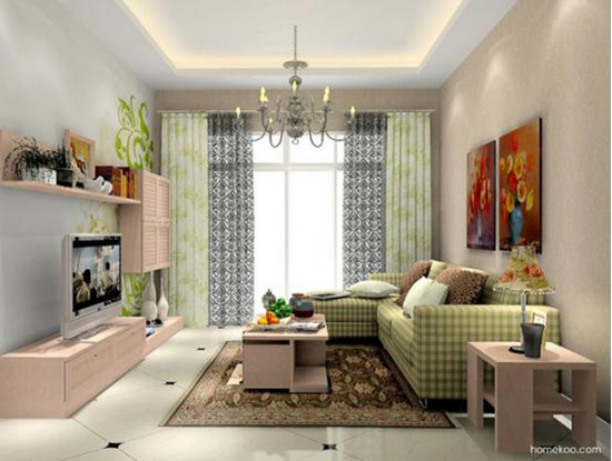 欧式小客厅装修效果图 欧式小客厅装修效果图