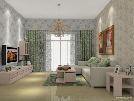 欧式小客厅装修效果图 欧式小客厅装修效果图