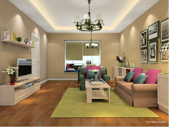 欧式小客厅装修效果图 欧式小客厅装修效果图