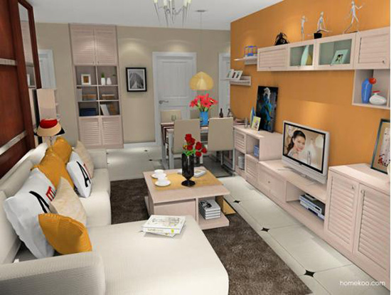 欧式小客厅装修效果图 欧式小客厅装修效果图