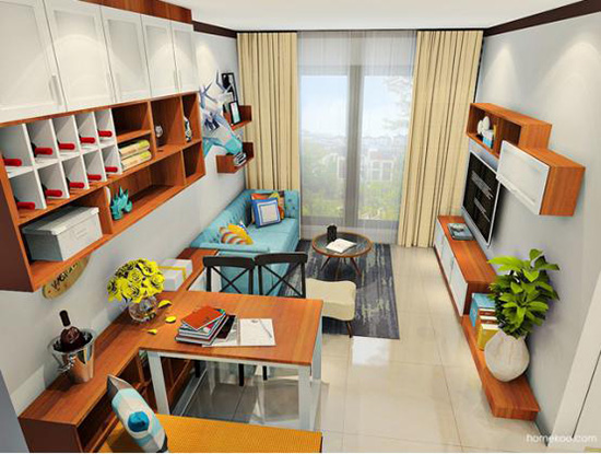12平米客厅装修效果图欣赏 12平米客厅装修效果图欣赏