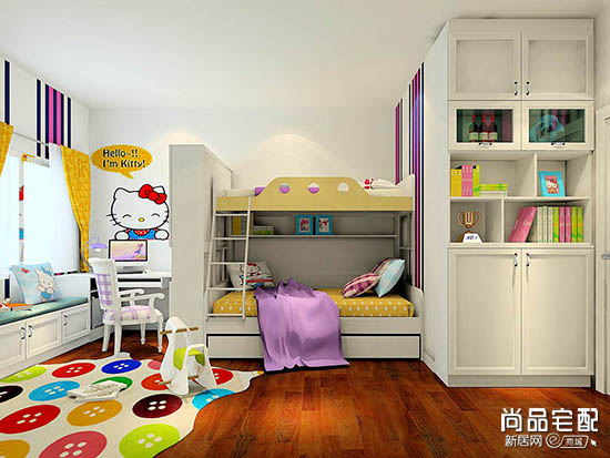 青少年女生卧室设计