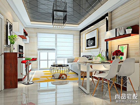 小户型餐厅吊顶效果图设计