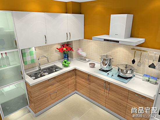小厨房整体橱柜效果图