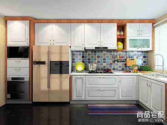 正方形小厨房装修效果