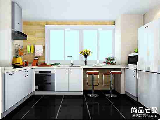 开放式厨房装修效果图欣赏